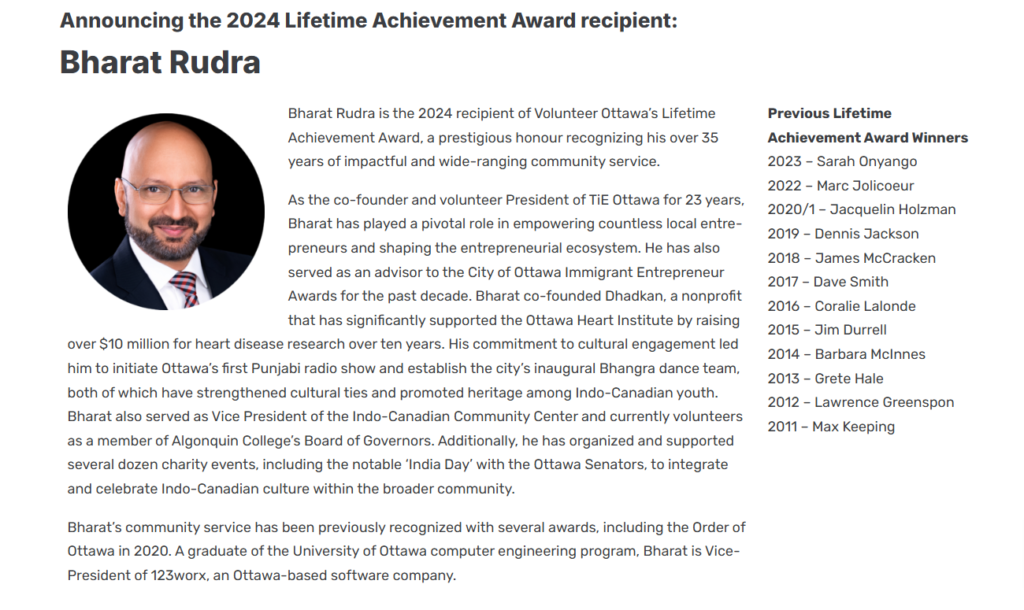 Bharat Rudra - 2024 vOscar Award