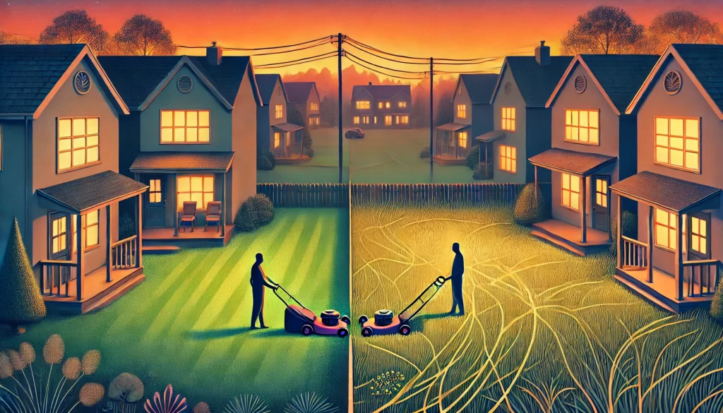 Mowing Lawns and Moving Lines - Manu Sharma