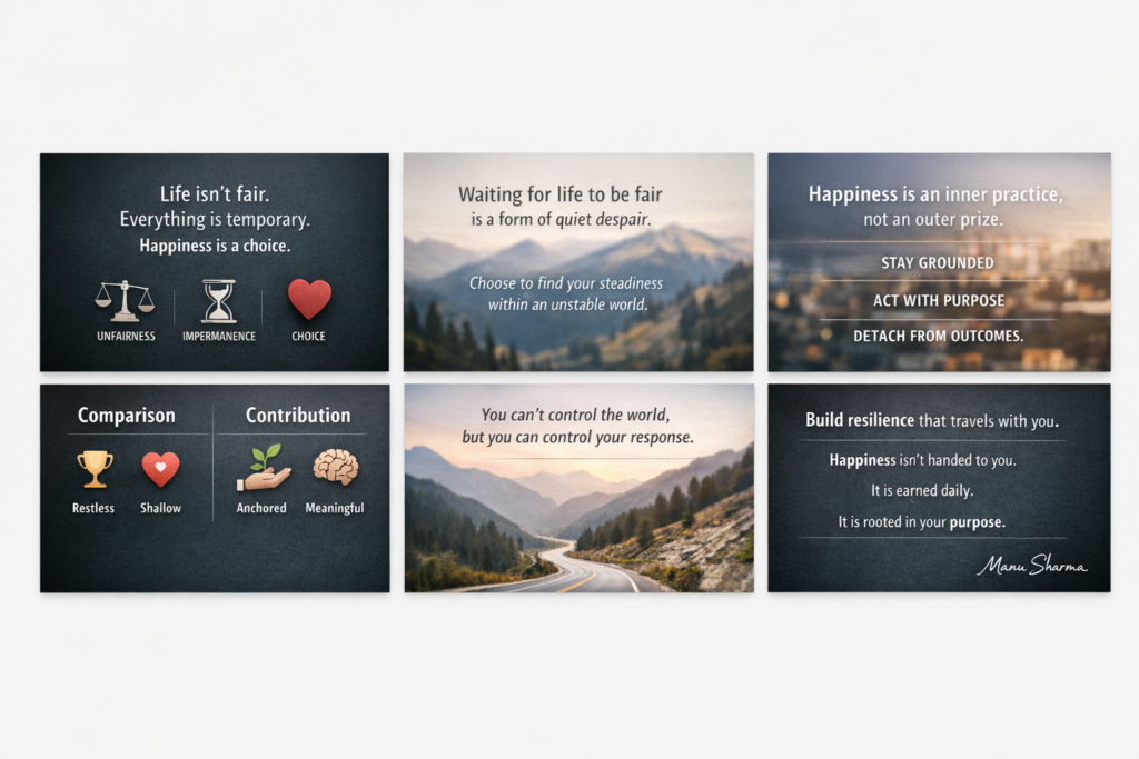 Life Is Not Fair - Manu Sharma