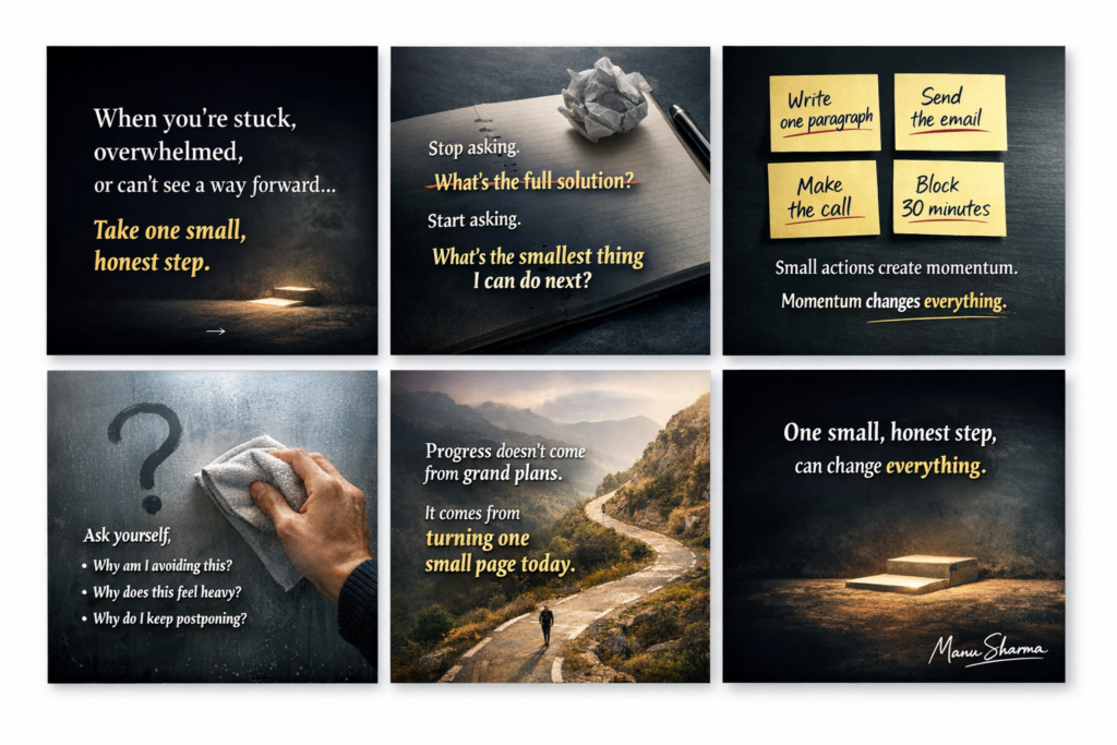 Small Honest Step - Manu Sharma